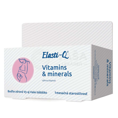 Elasti-Q Vitamins & Minerals s post. uvolňov. 30 tabliet