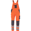 CERVA MAX VIVO HV / Pracovné reflexné nohavice s trakmi - HV oranžová 50