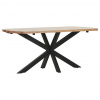 Livetastic JEDÁLENSKÝ STÔL, čierna, farba akácie, 175/90/78 cm - Jedálenské programy - 002362040201