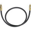 cinch audio prepojovací kábel [1x cinch zástrčka - 1x cinch zástrčka] 2.00 m antracitová pozlátené kontakty Oehlbach NF 214 SUB; 204502