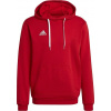 adidas Entrada 22 HOODY H51514 team power červená