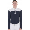 Triko závodní Polo Equestro, pánské, white/navy blazer Velikost: S