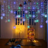 LED curtain Snowflake String Lights Wave Fairy (LED curtain Snowflake String Lights Wave Fairy)