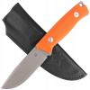 Nôž Fox Rifle Windage Orange G10, Stonewashed BECUT od Raven Knives Design