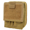 Condor Outdoor Puzdro MOLLE na mapu COYOTE BROWN