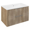 Sapho CIRASA STRIP umývadlová skrinka 79,8x52x46cm, dub alabama CR801-2322