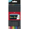 Pastelky Faber-Castell, Black Edition, 12 farieb