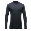 DEVOLD Breeze Merino 150 Zip Neck Man, Black - L