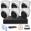 Hilook IP Surveillance Kit 6x IPC-T280HA-LU 8MP Smart-hybrid Light