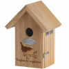 Drevený domček pre vtáky Hniezdna búdka Kŕmidlo