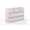 Visby Komoda Sandemo 3+2, buk (Barva: Bílá)