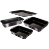 Berlingerhaus Pekáče a formy na pečenie s titanovým povrchom 4ks Metallic Line Carbon Pro Edition BH-7622