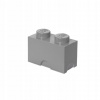 LEGO® úložný box 2 12,5 x 25 x 18 cm sivá