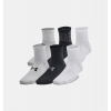 Children's socks Under Armour Essential 6pk Qtr čierna | biela | šedá S Under Armour 0196886398345