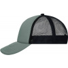 Myrtle Beach | MB 70, 5 panelová polyesterová sieťovaná šiltovka, sivá Dark - čierna