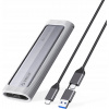 Puzdro na disk Orico AXM2-G2-V1 M.2 NVME USB-C/USB-A na USB-C 10Gb/s - box (6942227137739)