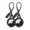 OBAL TECH-PROTECT ROUGH CHAIN 2-PACK APPLE AIRTAG Čierny