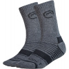 Vallerret Merino Wool Crew Ponožky – Grey Winter (veľkosť 41–46)
