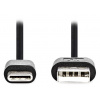 NEDIS kabel USB 2.0/ zástrčka USB-C - zástrčka USB-A/ černý/ bulk/ 3m CCGL60600BK30