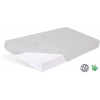 Babymatex plachta nepremokavá s gumou Bamboo svetlo šedá 70x140