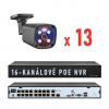 Techage IP – 13 kamerový set 8 MP BULLET-BLI+RB