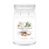 Yankee Candle Vonná sviečka Signature v skle veľká Coconut Beach 567g (1629967E)
