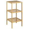AQUALINE BAMBUS 37 x 37 x 80cm regál policový, bambus, BI003