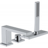 Hansgrohe Tecturis E, 3-otvorová batéria na okraj vane, chrómová, HAN-73443000