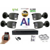 Monitorrs Security AI IP kamerový set 5 Mpix GTube