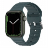 AppleKing silikónový remienok Ocean Ripple pre Apple Watch Ultra 49mm / 46mm / 45mm / 44mm / 42mm - petrolejový - možnosť vrátiť tovar ZADARMO do 30tich dní