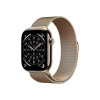 Apple Watch Series 11 GPS + Cellular 46mm Gold Titanium Case with Gold Milanese Loop - M/L MFD84WF/A