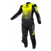 Kombinéza na motocykel RSA GT2 čierno-bielo-fluo žltá Veľkosť: 54