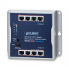 PLANET IP30 Industrial 8-Port Nespravované Gigabit Ethernet (10/100/1000) Podpora napájania cez Ethernet (PoE) Šedá (WGS-818HP)