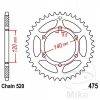 JT Sprockets JTR 475-44