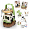Smoby Vozík veterinára s pandou Mobilná Klinika Kufrík Veterinára 10 Príslušenstva
