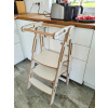 DAPAL Montessori Učiaca veža KitchenHelper skladacia biela 1000 × 520 × 200 mm