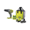 Ryobi R18PD3-120SA17 aku 18V příklepová vrtačka + 1X 2AH baterie+nabíječka+taška+ sada bitů one+ 5133005688