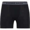 Icebreaker Pánske boxerky s otvorom Anatomica, čierna - XXL