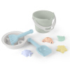 Dantoy hračky do piesku bábovky Pastel Blue 8ks Farba: Bledo modrá
