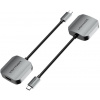 Redukcia Vention USB-C do HDMI Converter 0.15M Gray Aluminum Alloy Type (TDEHB)