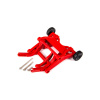 Traxxas sada oporných koliesok (wheelie) červená