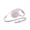 Vodítko Flexi New Comfort S opasok 5m/15kg ružová