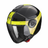 Moto přilba SCORPION EXO-CITY II SHORT metalická černo/neonově žlutá L