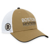 Boston Bruins - Authentic Pro 23 Rink Trucker Gold NHL Šiltovka nastaviteľná