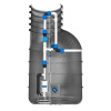 PUMPA PUMP black line Box 1 VE Morava Classic čerpacia jímka DN40 vrátane hriadeľa 1100x2000mm, plaváky 2ks, 400V 1,1kW, kábel 15m ZB00045594