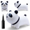 Biely Hopsadlo s lodičkou Sun Baby Panda