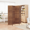vidaXL Paraván 4-panelový hnedý 163x180 cm vodný hyacint - Hnedá - 79595-34013