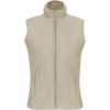 KARIBAN VINTAGE MELÓDIA K906 / Dámska fleecová vesta - beige XXL
