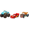 MATTEL CARS AUTA 3-PAK IVY ZYGZAK McQUEEN ZLOMEK 1:55 NOVÝ !!!