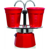 moka kávovar Bialetti Set Mini Express Red- 2 šálka
